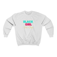 Black Girl Goals & Things Unisex Heavy Blend™ Crewneck Sweatshirt