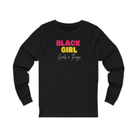 Black Girl Goals & Things Long Sleeve Tee