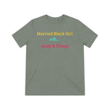 Married Black Girl With Goals & Things Unisex Triblend Tee
