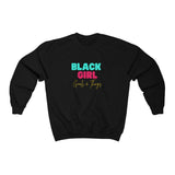 Black Girl Goals & Things Unisex Heavy Blend™ Crewneck Sweatshirt